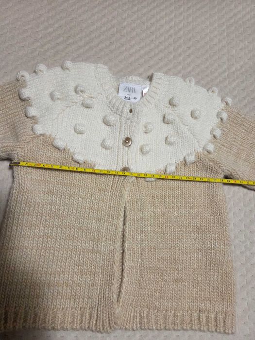 Sweter Zara 9-12m (80 cm) dziewczęcy.
