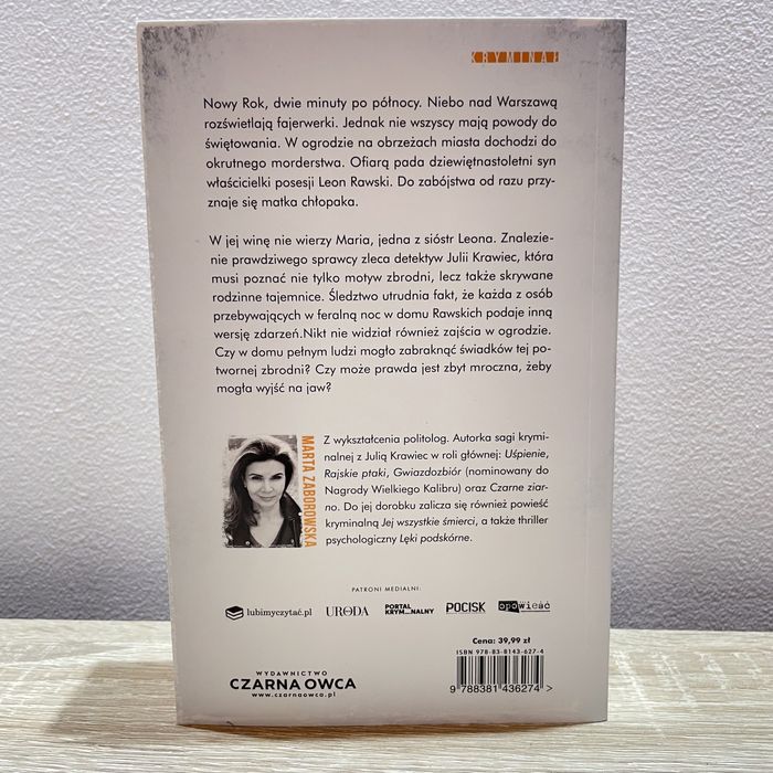 Czarne ziarno Marta Zaborowska Czarna Owca książka NOWA