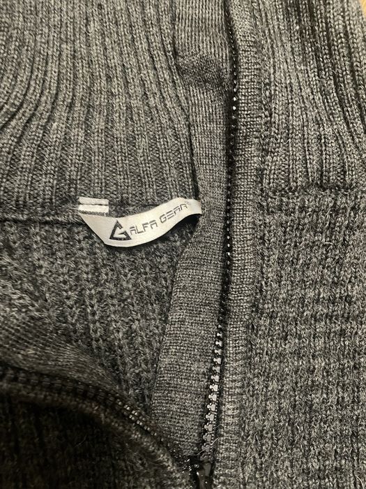 Sweter wełniany Alfa gear 2XL XXL wełna