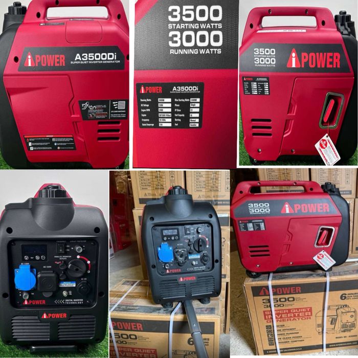 Інверторний генератор iPower A3500Di, 3.5/3.0kw, сінусоїда, елекростар
