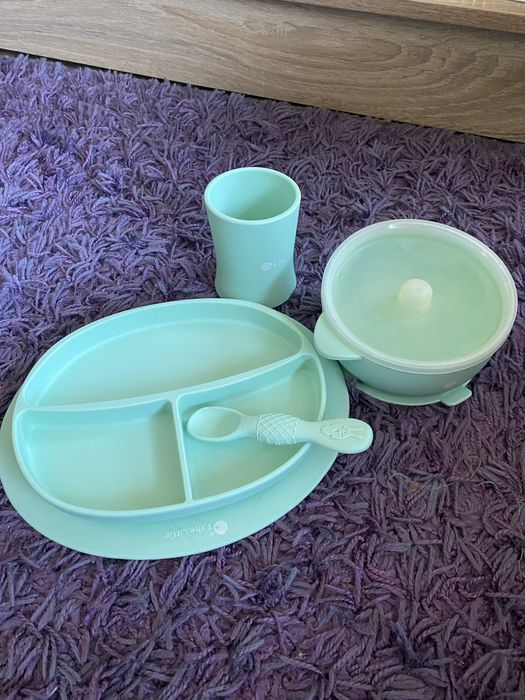 Посуд для першого прикорму немовлят, силіконовий