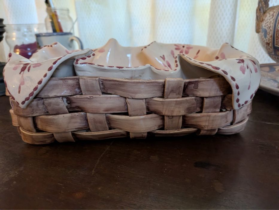 Cesto de ceramica
