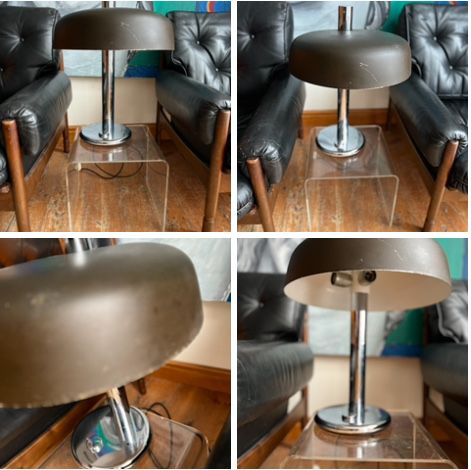 Hillebrand lampa na biurko lata 70-te