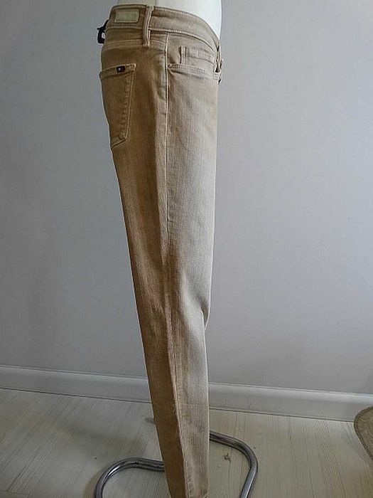 Spodnie Tommy Hilfiger Jegginsy Sprany Efekt Camelowe Bawełna L
