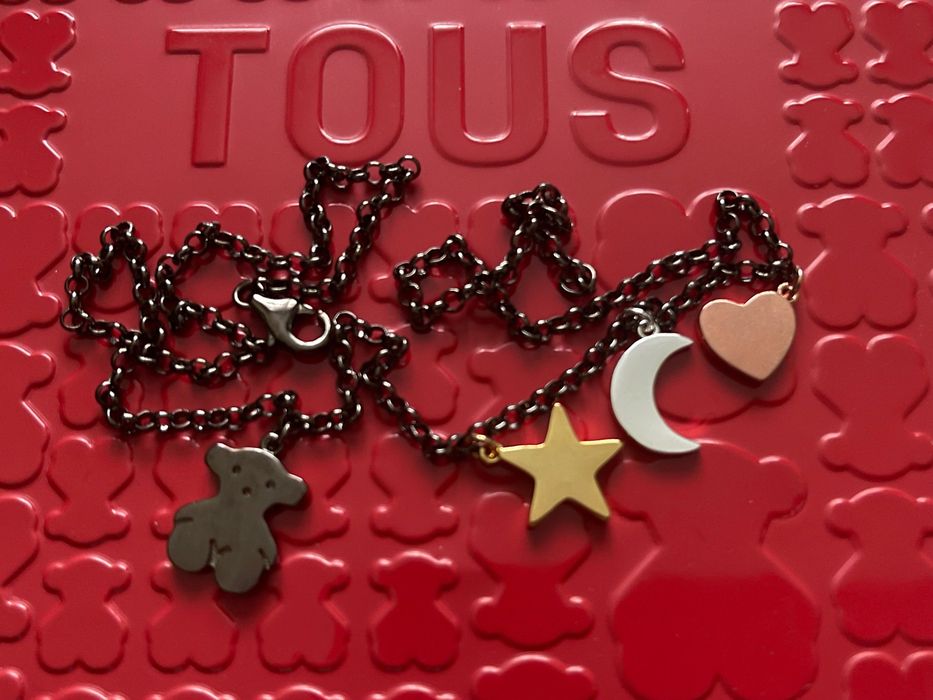 Tous Sweet Dolls naszyjnik z ciemnego srebra