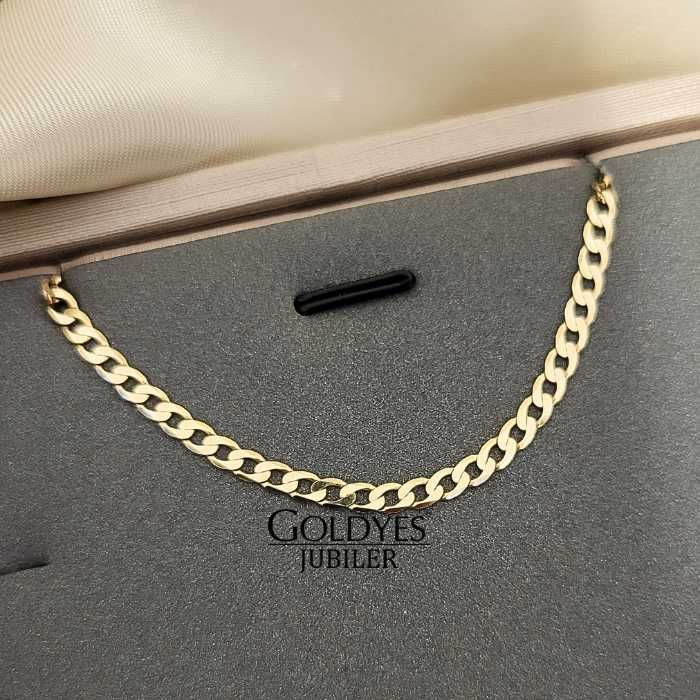 Złoty łańcuszek pancerka próby złota 585