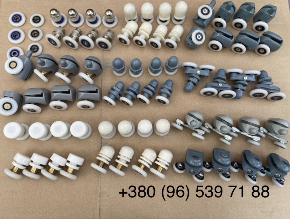 Роліки до душової кабіни кабінки гідробокса , ролики для душевой