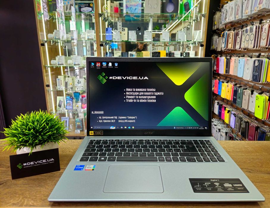 Ноутбук Acer Aspire A315 (15.6/IPS/i5-1135G7/8ГБ/SSD256/Intel Iris XE)