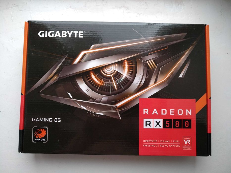 Відеокарта Gigabyte RX580 8Gb - rev 2