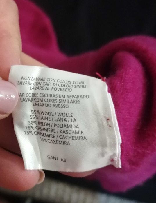 Camisola Pullover decote em V cashemira