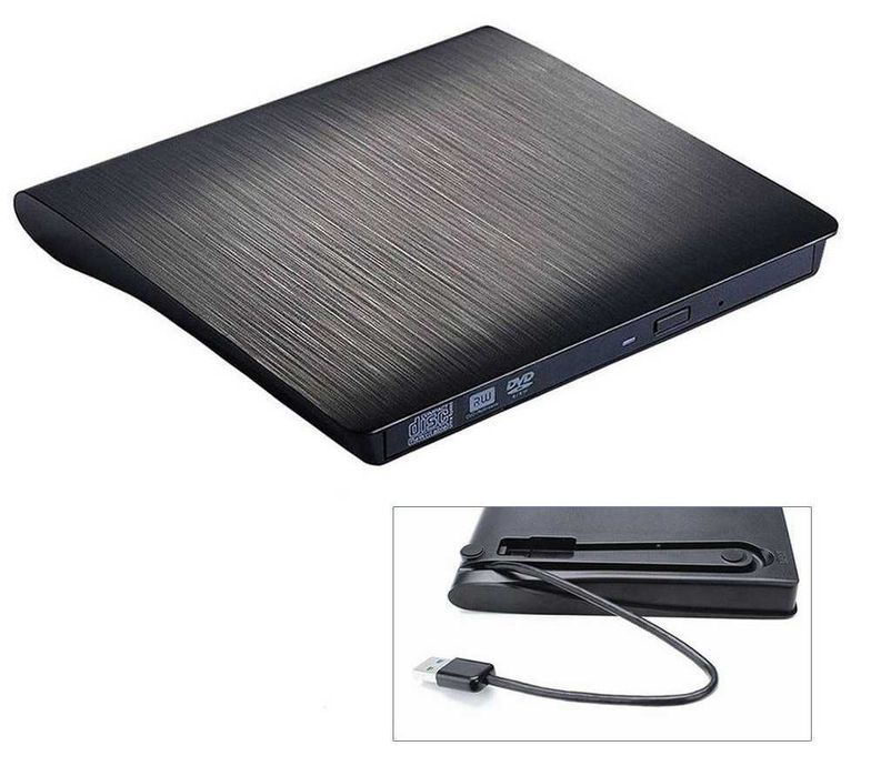 Внешний привод Gembird для чтения/записи дисков DVD/CD USB 3.0 (Новый)