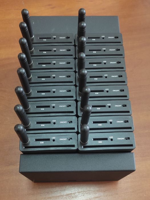 16 сим , смс шлюз, SMS modem, gsm, отправка смс, М35  Goip