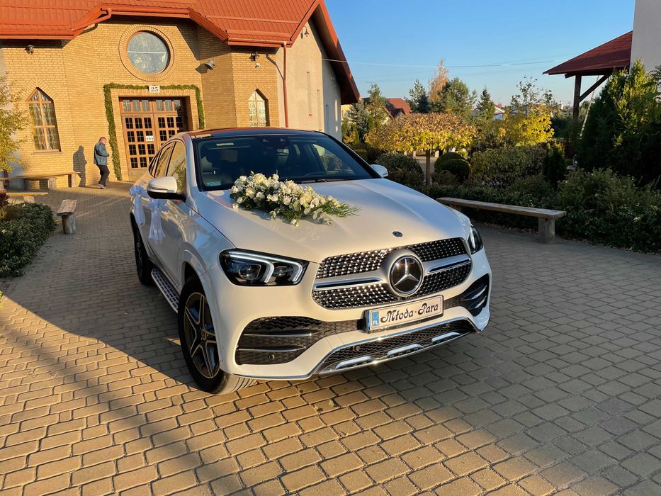 Samochód do Ślubu Mercedes GLE COUPE AMG Biały  Działdowo