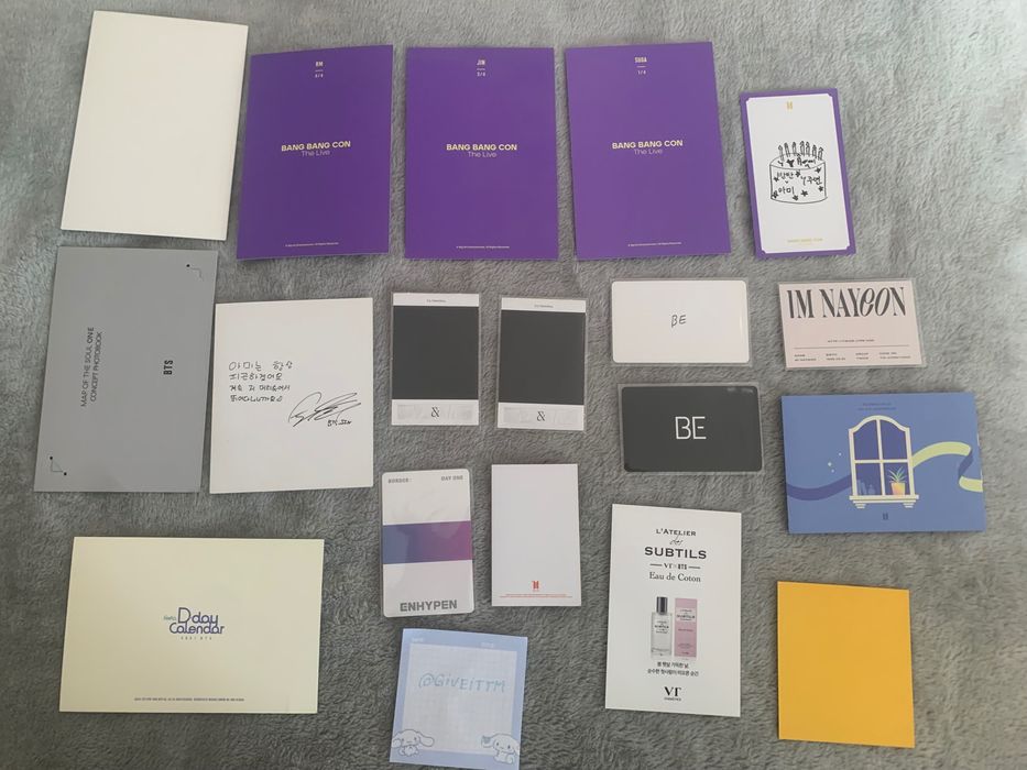 карти bts, enhypen