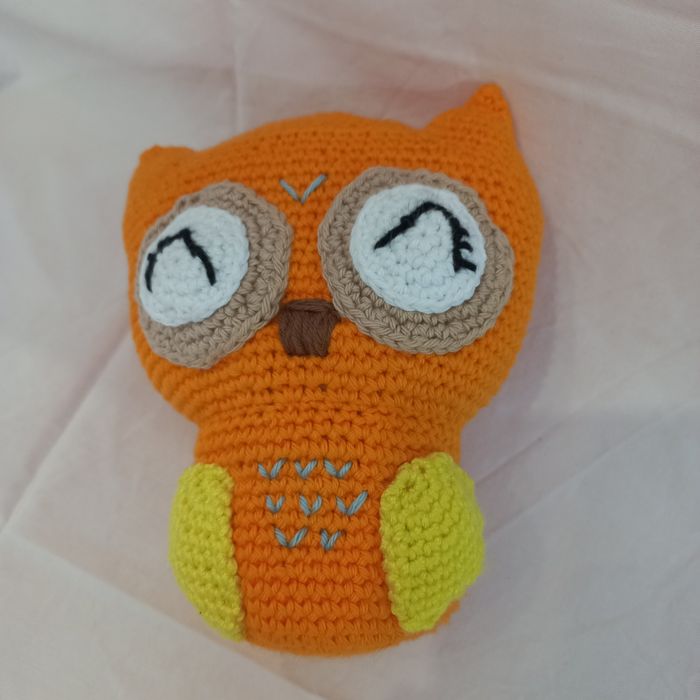 Handmade owl crochet doll made of cotton434815175114762246