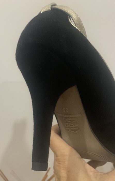 Sapatos em pele, como novos, T. 35