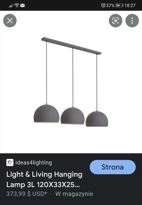 Lampa Light&living 3L 120x33x25