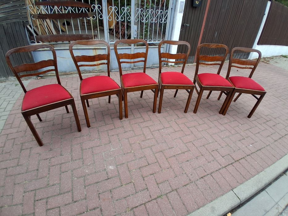 Krzesła Art Deco lata 30te. Różne inne.  Transport!