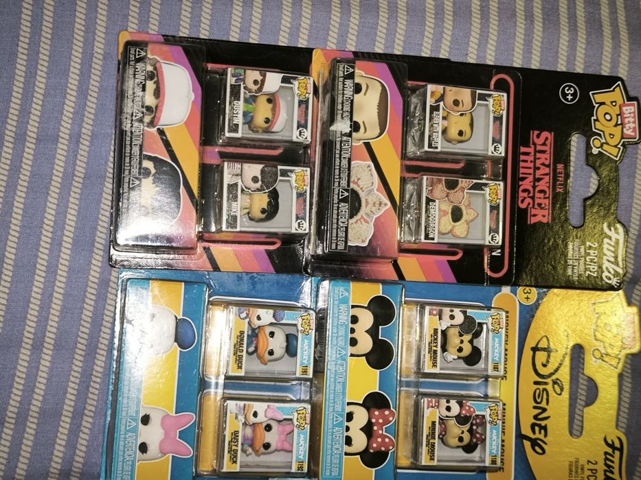 Funko Bitty Pop 2-Pack Mini Figuras Colecionáveis Vários Modelos