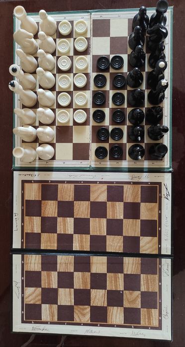 Шахматы и шашки времён СССР