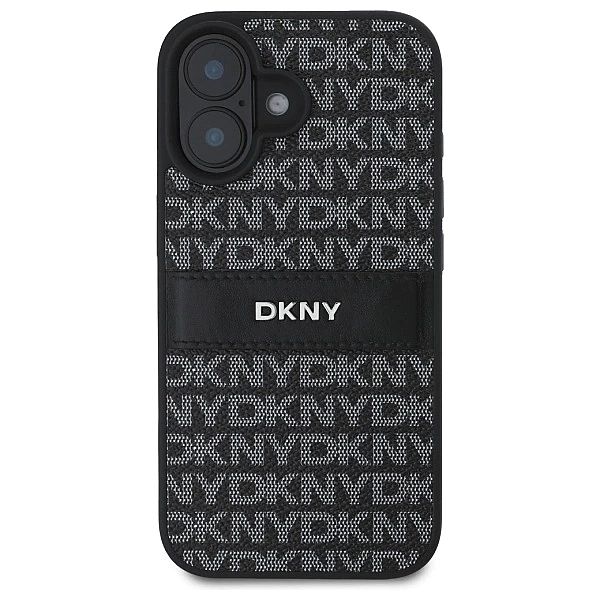 DKNY DKHCP16SPRTHSLK iPhone 16/6.1" czarny/black hardcase Texture Patt