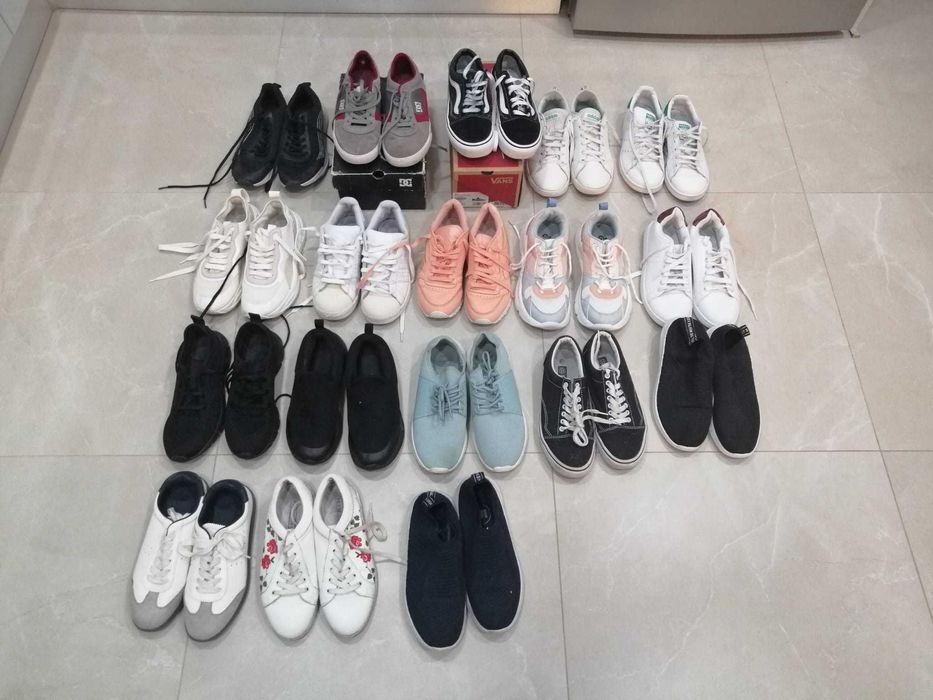 Conjunto Sapatilhas Mulher Reebok, Adidas, Vans, All Stars 36, 37, 38