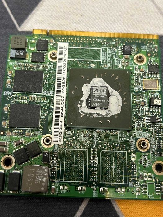 GPU ATI Radeon M74-M, e DDR2