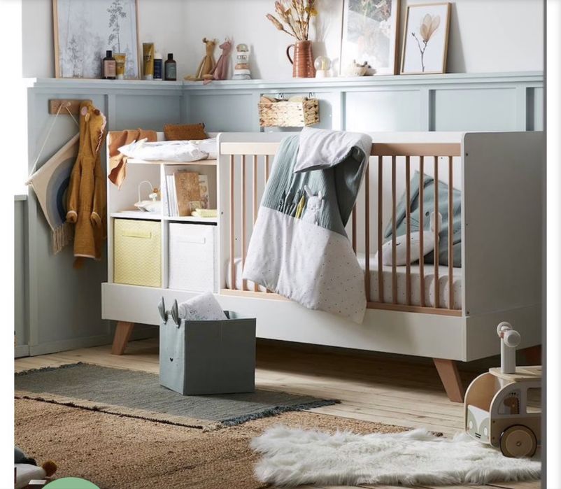 Cama evolutiva NOVA branca Vertbaudet 4 em 1