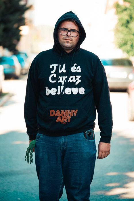 hoodies Danny Art " Tu és capaz Believe"