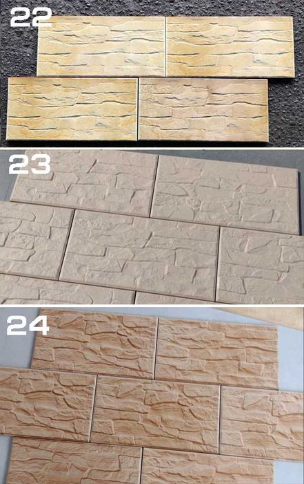 Клінкер та керамограніт (піч, груба, фасад) під цеглу і камінь клинкер