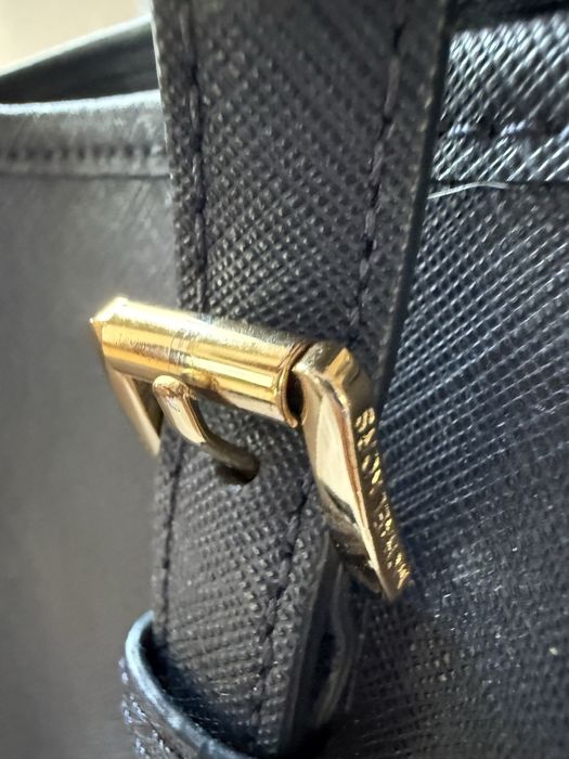 Torba shopper Jet lag, large, skóra, kolor navy Blue