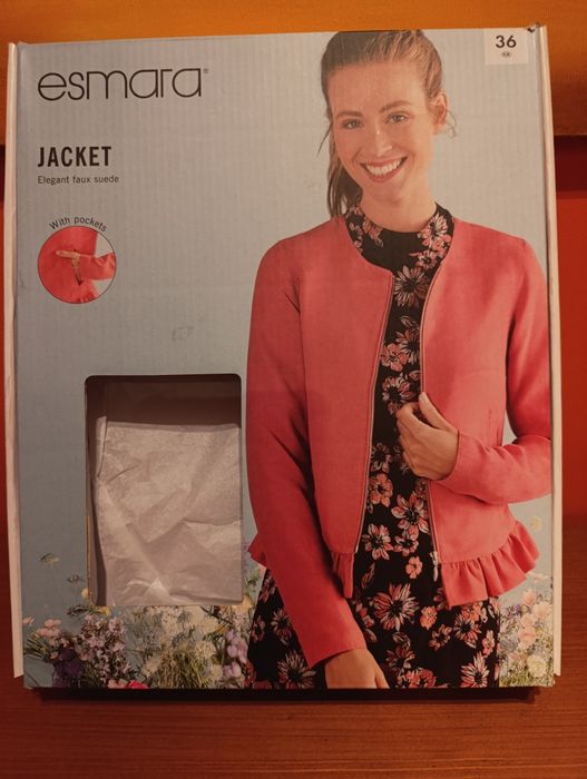 Kurteczka/ ramoneska zamszowa damska