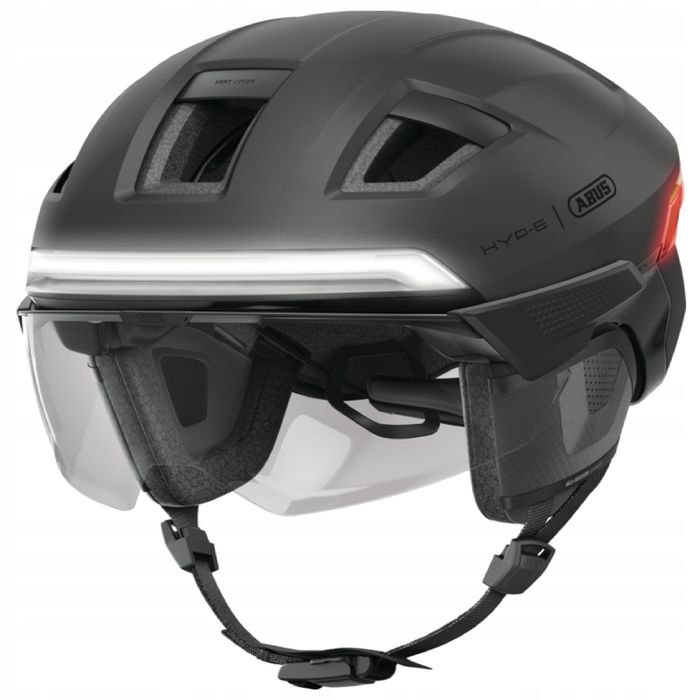 abus hyp e ace volcano titan (s) kask miejski z led i systemem regulacji