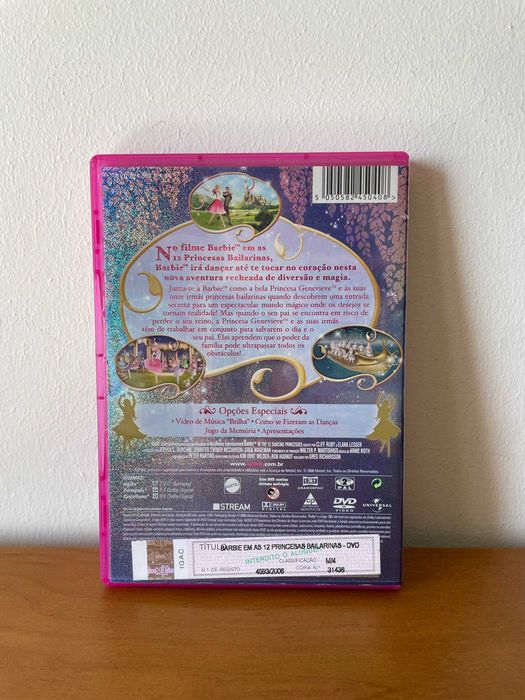 ᴾᵀ Barbie em As 12 Princesas Bailarinas [2006 DVD]