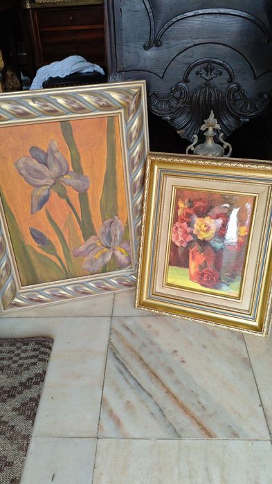 Quadro grande dourado