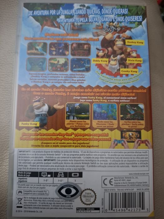 Donkey Kong Country Tropical Freeze - Switch