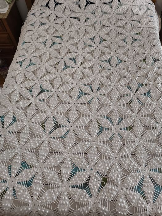 Colcha de crochê