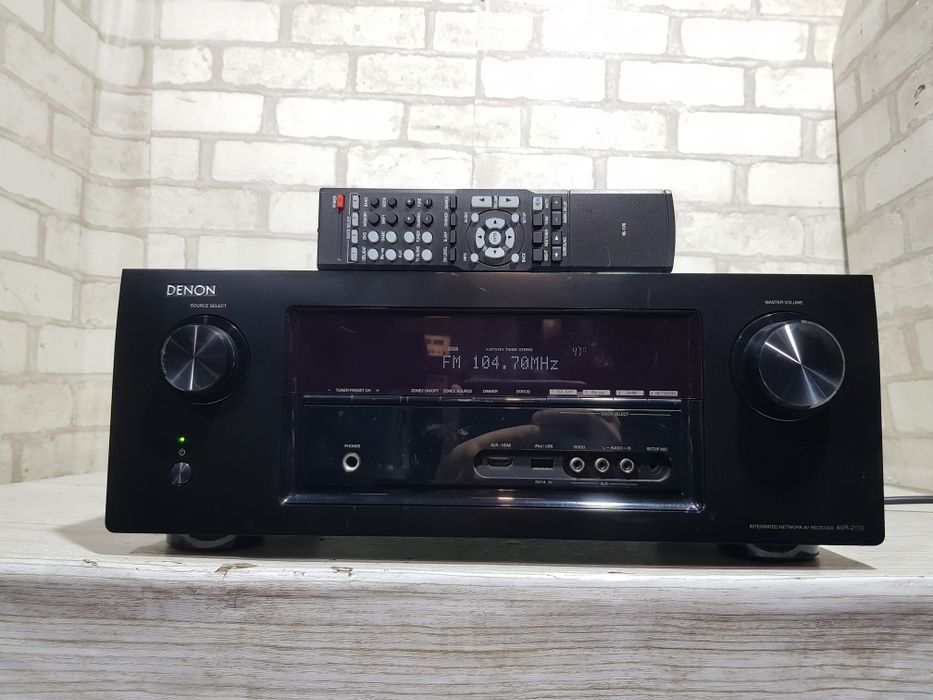 Пульт! 7.1 AV ресивер DENON AVR-2113, (+2) 125 Вт/кан.,HDMI, USB, LAN,