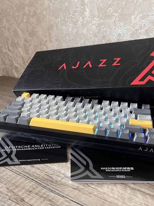 Нова Клавіатура Ajazz AK820 RGB