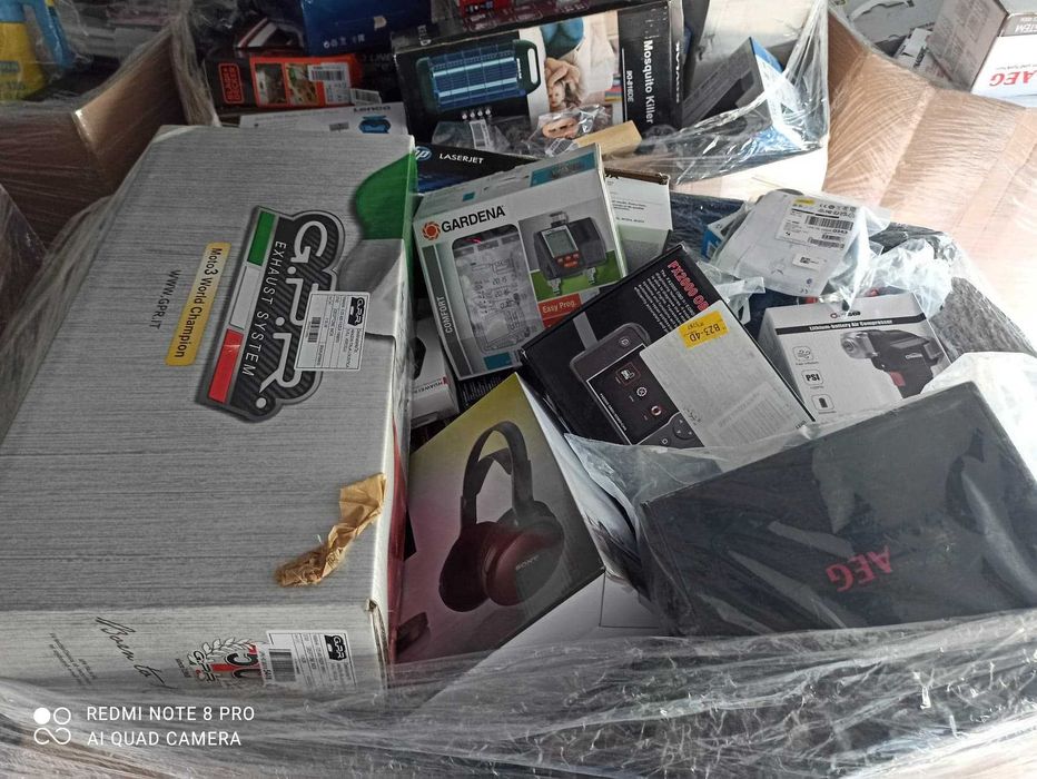 Palety Mix Amazon Markowe Ogród/Elektronika/Agd/Sport/Dom/PC Klasa A