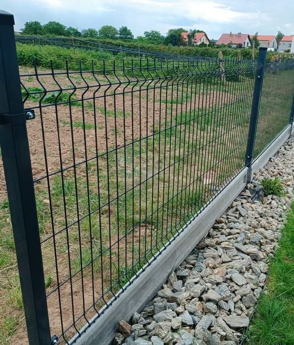 panel ogrodzeniowy, ogrodzenie panelowe grafit czarny brąz zielony