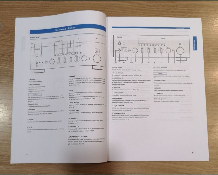 Amplituner Yamaha RN803D instrukcja obsługi.