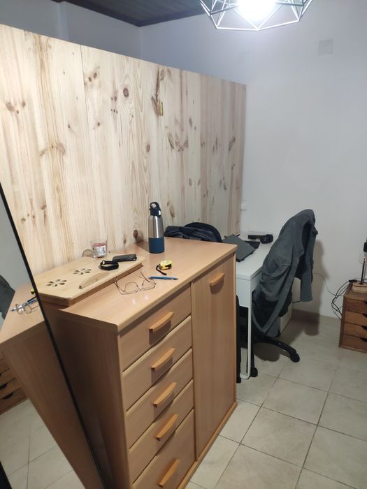 Divisória de painel de pinho