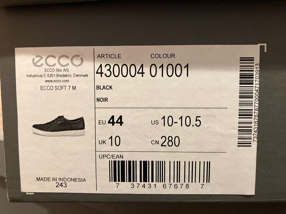 Buty Ecco 44 soft 7 M