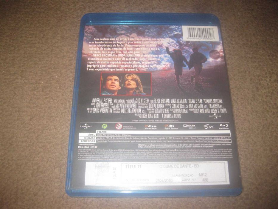 Blu-Ray "O Cume de Dante" com Pierce Brosnan