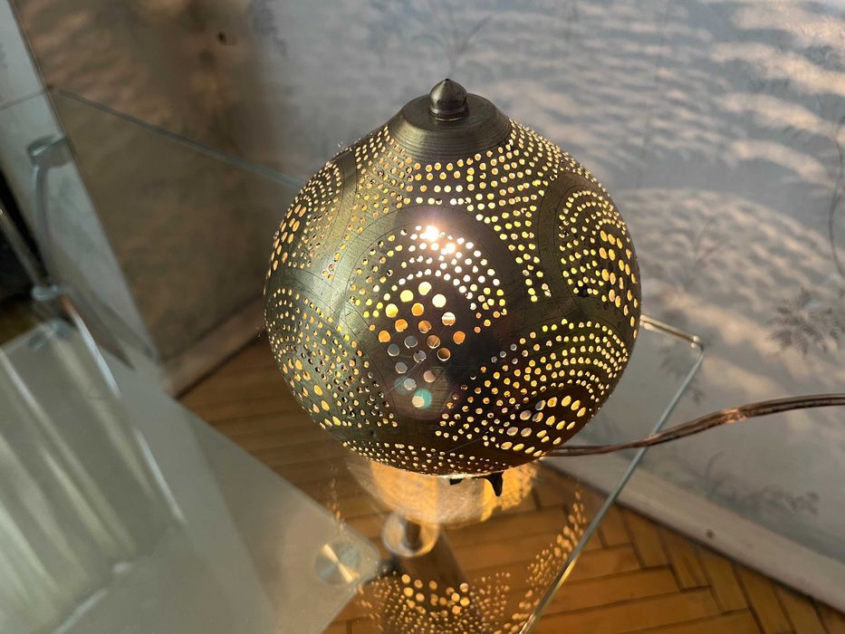 Восточный фонарь ручной работы -  латунь.