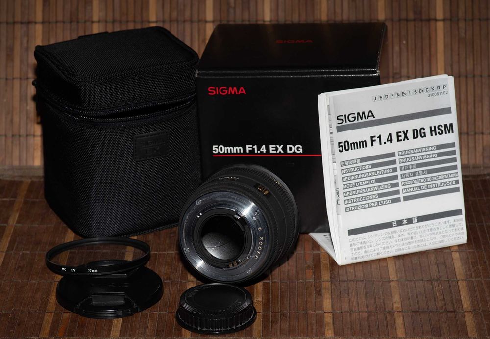 Obiektyw Sigma 50mm F1.4 EX DG HSM (Pentax APS-C) | czytaj opis, to ważne !!! - oferta do 20.09