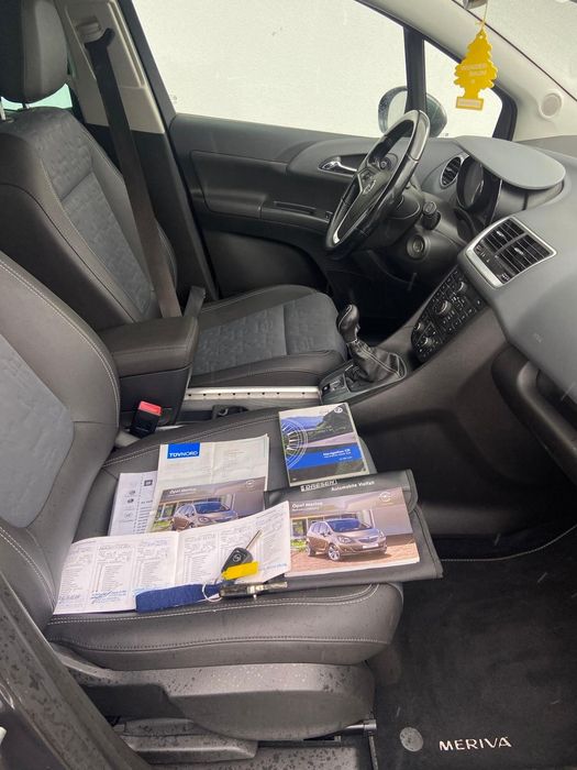 Opel Meriva B 1.4 Turbo Benzyna 120 KM, serwis, książka, klima, mały przebieg, Niemcy