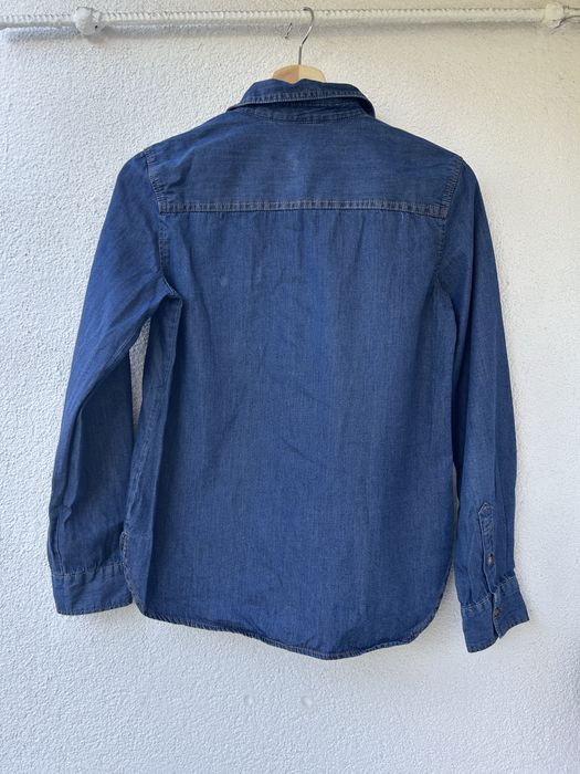 Zara jeansowa koszula denim bawełna