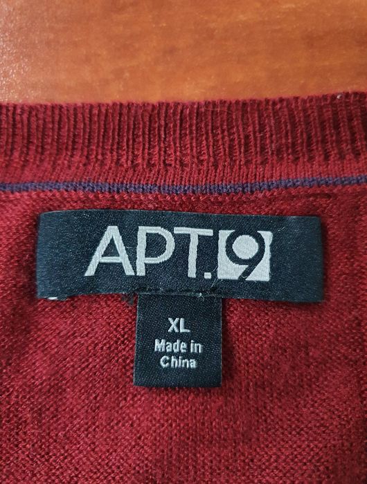 APT9 elegancki sweter męski XXL